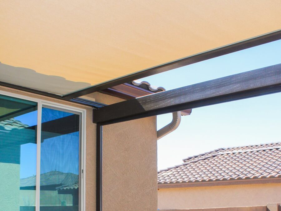 Porch and Patio Exterior Shades Sun Control Retractable Shades